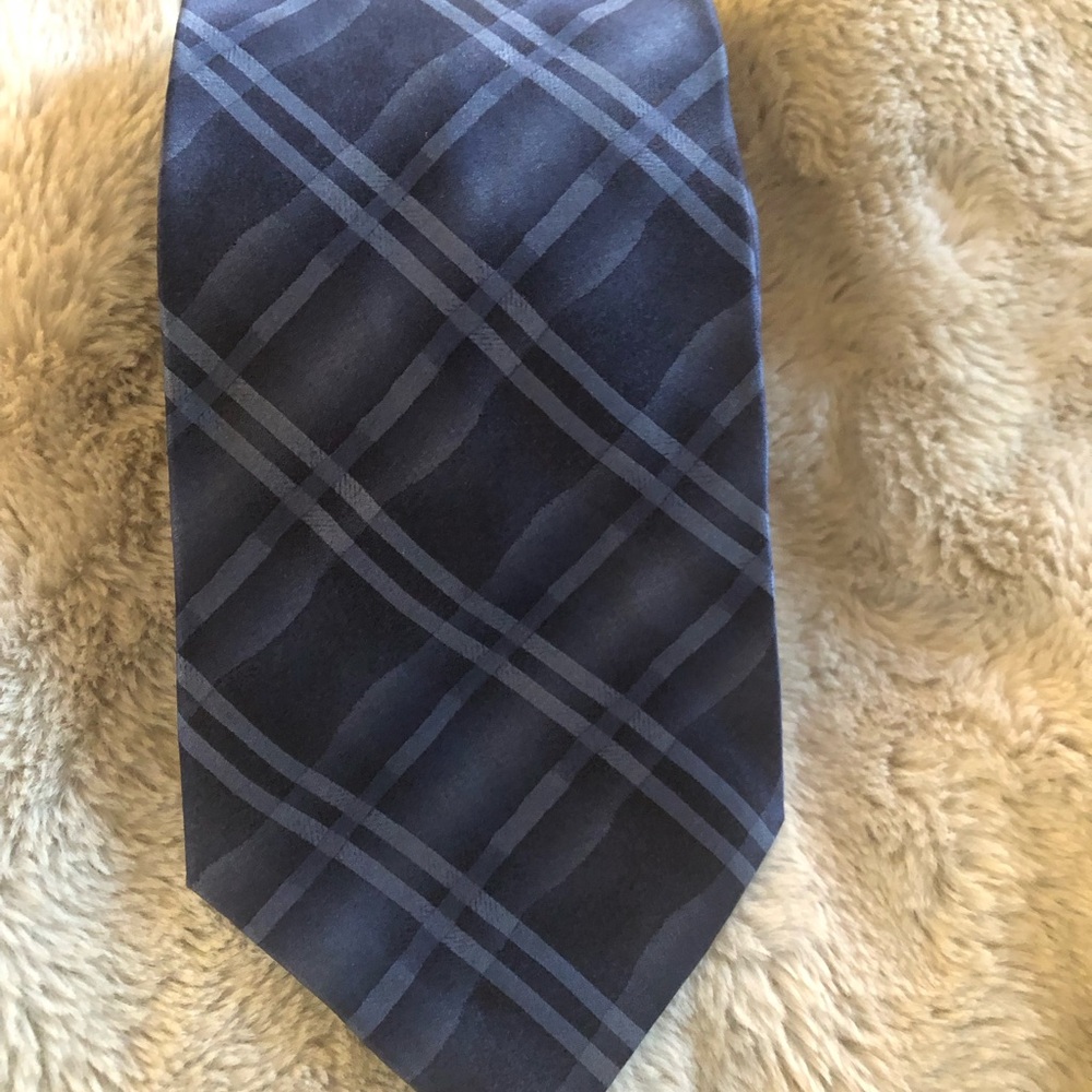 Axis Classic Navy Plaid Men’s Tie